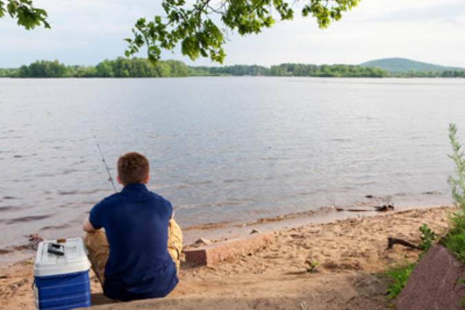 Boy Fishing
